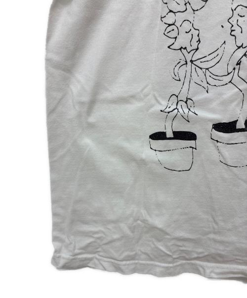 stussy（ステューシー）stussy (ステューシー) プリントTシャツ ホワイト サイズ:Lの古着・服飾アイテム
