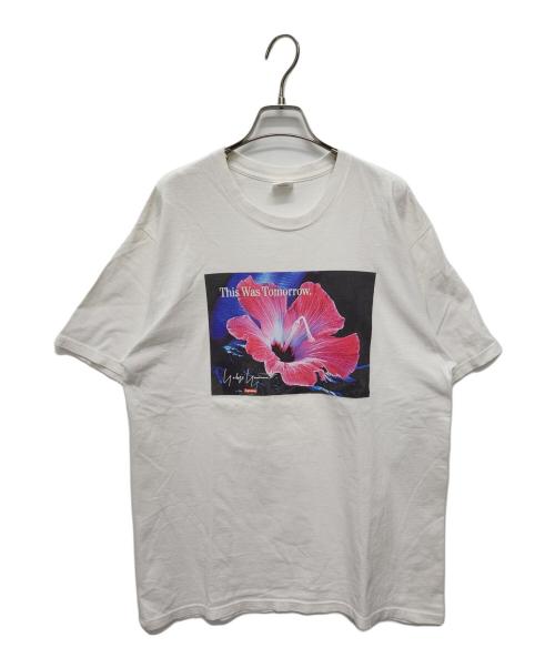 SUPREME（シュプリーム）Supreme (シュプリーム) YOHJI YAMAMOTO (ヨウジヤマモト) 半袖カットソー ホワイト サイズ:Lの古着・服飾アイテム