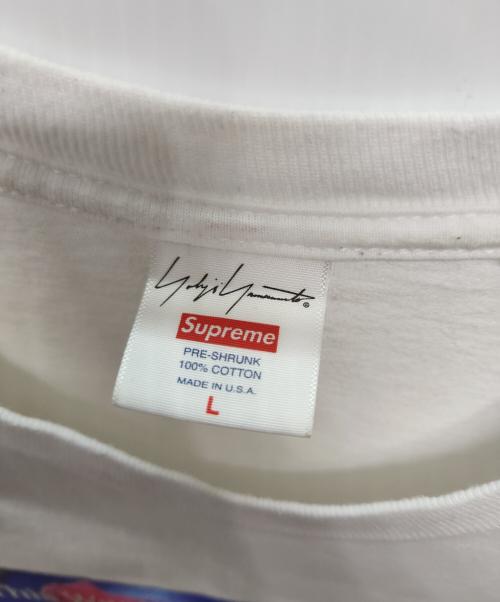 SUPREME（シュプリーム）Supreme (シュプリーム) YOHJI YAMAMOTO (ヨウジヤマモト) 半袖カットソー ホワイト サイズ:Lの古着・服飾アイテム