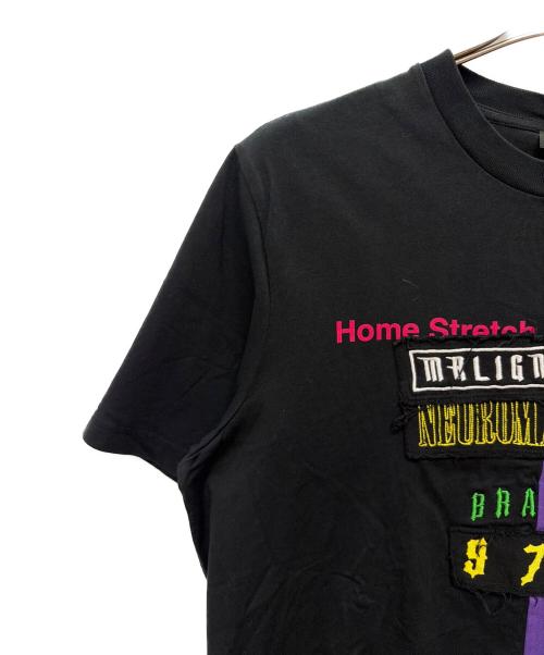 DIESEL（ディーゼル）DIESEL (ディーゼル) 半袖カットソー パープル×ブラック サイズ:Mの古着・服飾アイテム
