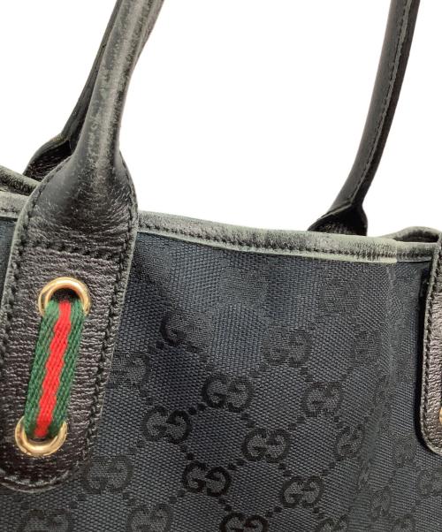 GUCCI（グッチ）GUCCI (グッチ) プリンシー トートバッグ ブラックの古着・服飾アイテム