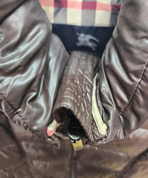 BURBERRY LONDON（バーバリーロンドン）BURBERRY LONDON (バーバリーロンドン) ダウンジャケット ブラウン サイズ:46の古着・服飾アイテム