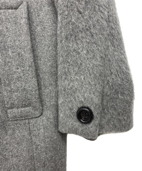 BURBERRY LONDON（バーバリーロンドン）BURBERRY LONDON (バーバリーロンドン) ウール比翼ステンカラーコート グレー サイズ:46の古着・服飾アイテム