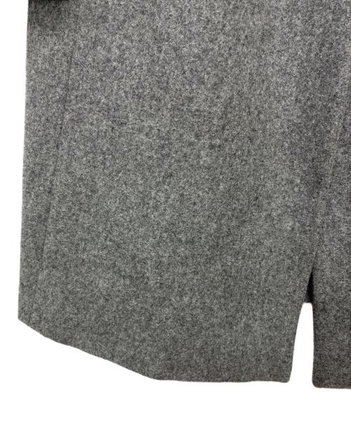 BURBERRY LONDON（バーバリーロンドン）BURBERRY LONDON (バーバリーロンドン) ウール比翼ステンカラーコート グレー サイズ:46の古着・服飾アイテム