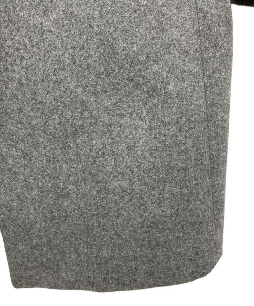 BURBERRY LONDON（バーバリーロンドン）BURBERRY LONDON (バーバリーロンドン) ウール比翼ステンカラーコート グレー サイズ:46の古着・服飾アイテム