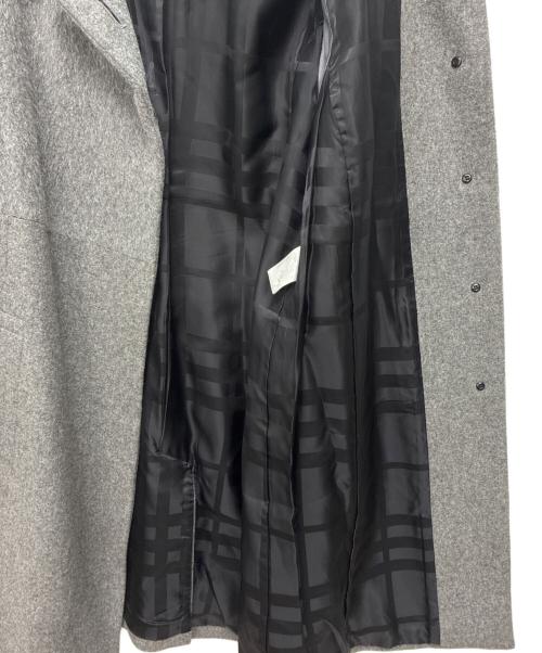 BURBERRY LONDON（バーバリーロンドン）BURBERRY LONDON (バーバリーロンドン) ウール比翼ステンカラーコート グレー サイズ:46の古着・服飾アイテム