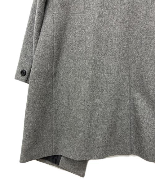 BURBERRY LONDON（バーバリーロンドン）BURBERRY LONDON (バーバリーロンドン) ウール比翼ステンカラーコート グレー サイズ:46の古着・服飾アイテム