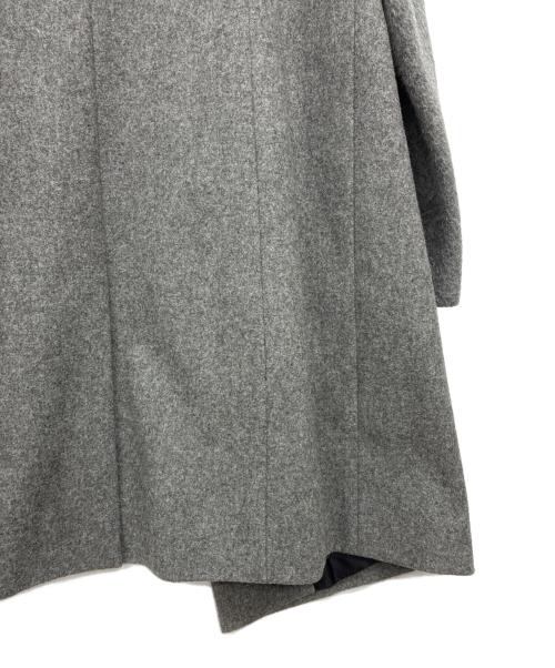 BURBERRY LONDON（バーバリーロンドン）BURBERRY LONDON (バーバリーロンドン) ウール比翼ステンカラーコート グレー サイズ:46の古着・服飾アイテム