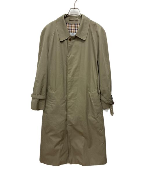 Aquascutum（アクアスキュータム）Aquascutum (アクアスキュータム) ステンカラーコート カーキ サイズ:M-45の古着・服飾アイテム