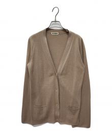 JIL SANDER（ジルサンダー）の古着「カシミヤ100%　カーディガン」｜ベージュ
