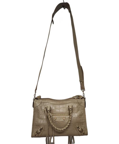 BALENCIAGA（バレンシアガ）BALENCIAGA (バレンシアガ) 2WAYバッグ ベージュの古着・服飾アイテム