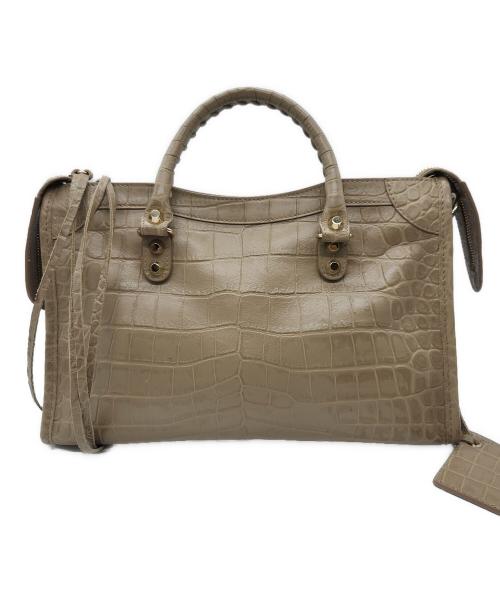 BALENCIAGA（バレンシアガ）BALENCIAGA (バレンシアガ) 2WAYバッグ ベージュの古着・服飾アイテム