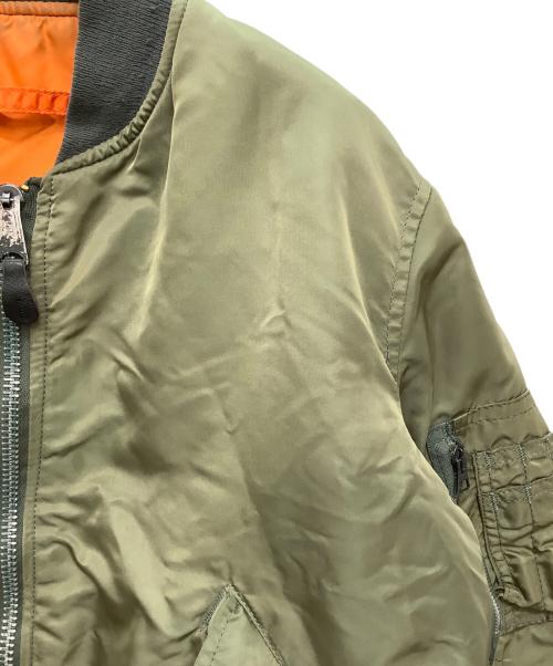 ALPHA（アルファ）ALPHA (アルファ) ヴィンテージMA-1ジャケット グリーン サイズ:Mの古着・服飾アイテム