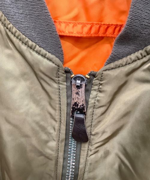 ALPHA（アルファ）ALPHA (アルファ) ヴィンテージMA-1ジャケット グリーン サイズ:Mの古着・服飾アイテム