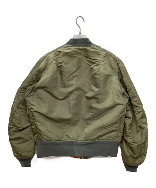 ALPHA（アルファ）ALPHA (アルファ) ヴィンテージMA-1ジャケット グリーン サイズ:Mの古着・服飾アイテム