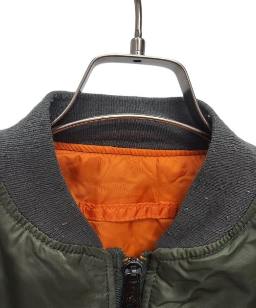 ALPHA（アルファ）ALPHA (アルファ) MA-1ジャケット グリーン サイズ:Mの古着・服飾アイテム