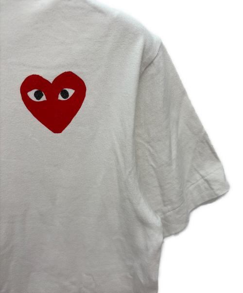 THE NORTH FACE（ザ ノース フェイス）THE NORTH FACE (ザ ノース フェイス) PLAY COMME des GARCONS (プレイコムデギャルソン) 半袖カットソー ホワイト サイズ:Sの古着・服飾アイテム
