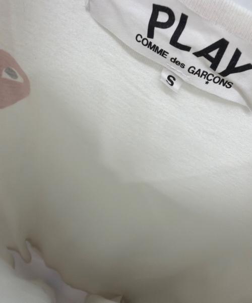THE NORTH FACE（ザ ノース フェイス）THE NORTH FACE (ザ ノース フェイス) PLAY COMME des GARCONS (プレイコムデギャルソン) 半袖カットソー ホワイト サイズ:Sの古着・服飾アイテム