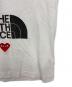 中古・古着 THE NORTH FACE (ザ ノース フェイス) PLAY COMME des GARCONS (プレイコムデギャルソン) 半袖カットソー ホワイト サイズ:S：3000円