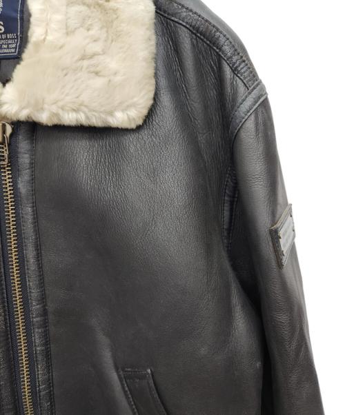 BOSS（ボス）BOSS (ボス) B-3フライトジャケット ブラック サイズ:Lの古着・服飾アイテム