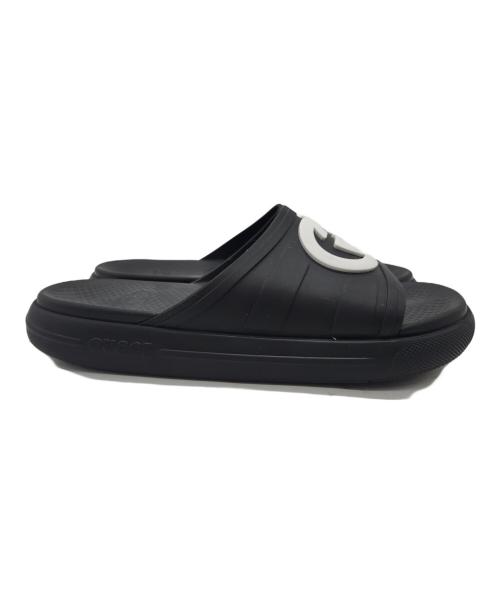 GUCCI（グッチ）GUCCI (グッチ) シャワーサンダル ブラック サイズ:26cmの古着・服飾アイテム