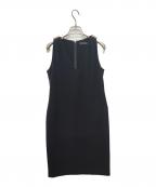YOKO CHANヨーコチャン）の古着「ノースリーブ・キャミソールワンピース」｜ブラック