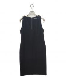 YOKO CHAN（ヨーコチャン）の古着「ノースリーブ・キャミソールワンピース」｜ブラック
