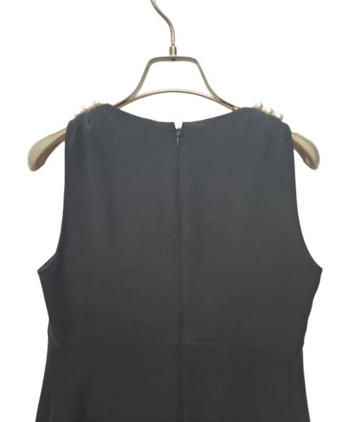 YOKO CHAN（ヨーコチャン）YOKO CHAN (ヨーコチャン) ノースリーブ・キャミソールワンピース ブラック サイズ:38の古着・服飾アイテム