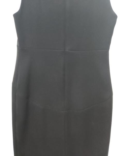 YOKO CHAN（ヨーコチャン）YOKO CHAN (ヨーコチャン) ノースリーブ・キャミソールワンピース ブラック サイズ:38の古着・服飾アイテム