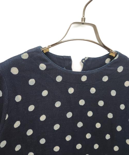 45rpm（45アールピーエム）45rpm (45アールピーエム) 長袖ワンピース ブルー サイズ:2の古着・服飾アイテム