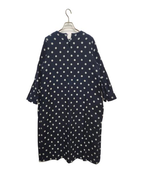 45rpm（45アールピーエム）45rpm (45アールピーエム) 長袖ワンピース ブルー サイズ:2の古着・服飾アイテム