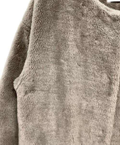 BEAUTY&YOUTH UNITED ARROWS（ビューティーアンドユースユナイテッドアローズ）BEAUTY&YOUTH UNITED ARROWS (ビューティーアンドユースユナイテッドアローズ) エコファー ノーカラーコート ブラウン サイズ:Sの古着・服飾アイテム