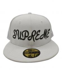 SUPREME×New Era（シュプリーム×ニューエラ）の古着「キャップ」｜ホワイト×グリーン