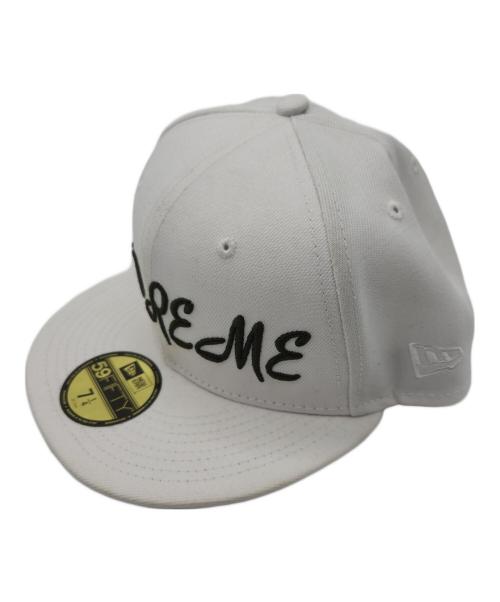 SUPREME（シュプリーム）Supreme (シュプリーム) New Era (ニューエラ) キャップ ホワイト×グリーンの古着・服飾アイテム