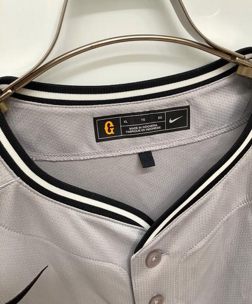 読売ジャイアンツ（ヨミウリジャイアンツ）読売ジャイアンツ (ヨミウリジャイアンツ) ベースボールシャツ グレー サイズ:XLの古着・服飾アイテム