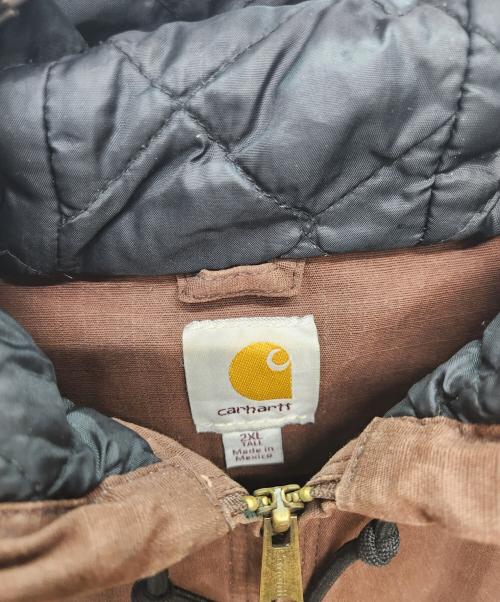 CarHartt（カーハート）CarHartt (カーハート) リップストップ アクティブジャケット ブラウン サイズ:2XLの古着・服飾アイテム