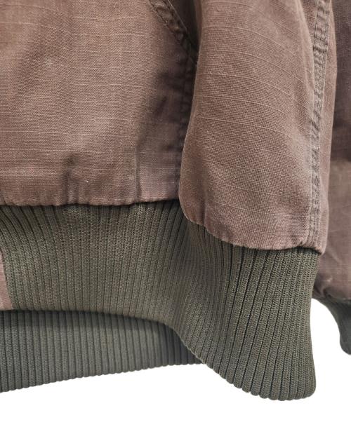 CarHartt（カーハート）CarHartt (カーハート) リップストップ アクティブジャケット ブラウン サイズ:2XLの古着・服飾アイテム