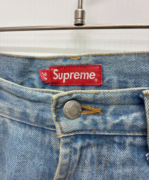SUPREME（シュプリーム）Supreme (シュプリーム) baggy jean ブルー サイズ:34の古着・服飾アイテム
