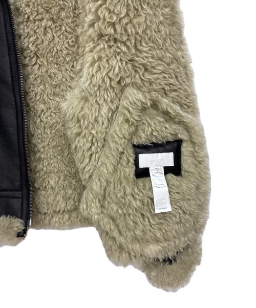 moussy（マウジー）moussy (マウジー) AGED AVIATOR ジャケット ブラック×ブラウン サイズ:FREEの古着・服飾アイテム