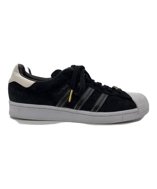adidas Originals（アディダスオリジナル）adidas originals (アディダスオリジナル) SUPER STAR CORE BLACK/CORE BLACK/GOLD METALLIC ブラック×ホワイト サイズ:27cmの古着・服飾アイテム