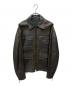 PLEDGE（プレッジ）の古着「シープスキン レザージャケット」｜ダークブラウン