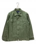 DESCENDANTディセンダント）の古着「ユーティリティシャツジャケット」｜オリーブ