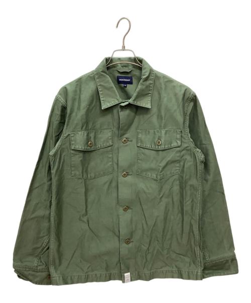 DESCENDANT（ディセンダント）DESCENDANT (ディセンダント) ユーティリティシャツジャケット オリーブ サイズ:3の古着・服飾アイテム