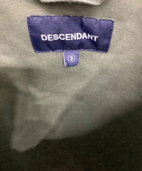 DESCENDANT（ディセンダント）DESCENDANT (ディセンダント) ユーティリティシャツジャケット オリーブ サイズ:3の古着・服飾アイテム