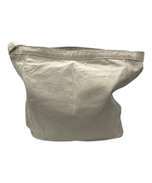 STUFF（スタッフ）STUFF (スタッフ) コットン×ジュートツイルショルダーバッグ アイボリーの古着・服飾アイテム