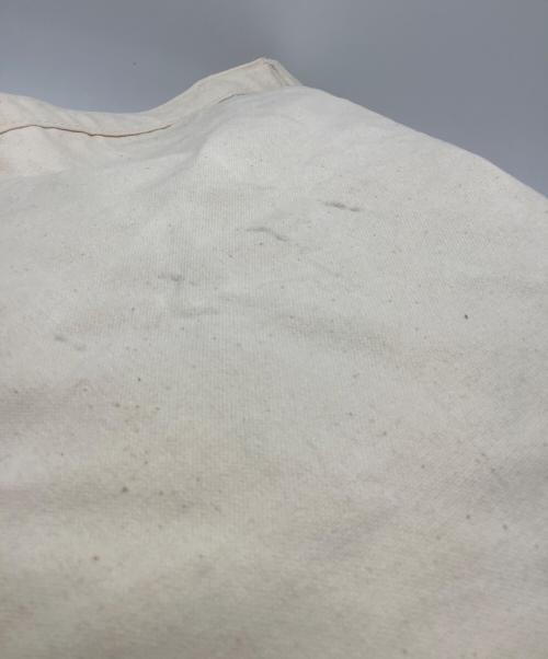 STUFF（スタッフ）STUFF (スタッフ) コットン×ジュートツイルショルダーバッグ アイボリーの古着・服飾アイテム