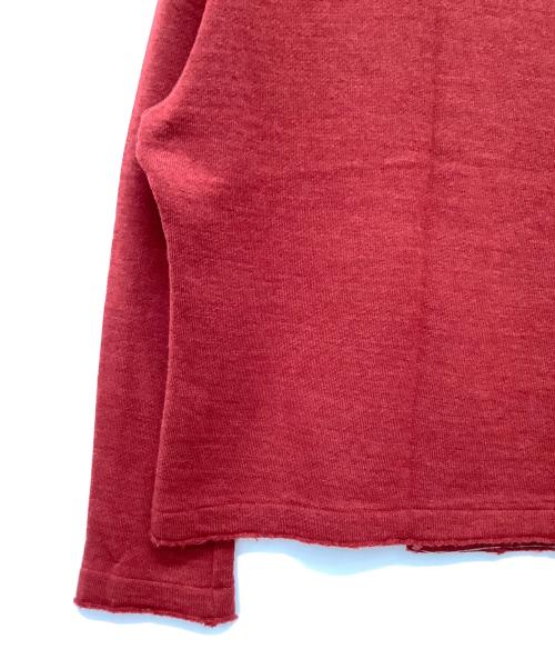 45rpm（45アールピーエム）45rpm (45アールピーエム) ニットジャケット レッド サイズ:2の古着・服飾アイテム