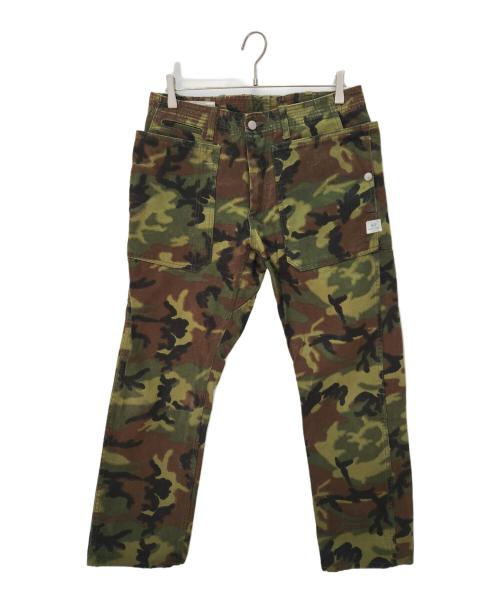 SASSAFRAS（ササフラス）SASSAFRAS (ササフラス) カーゴパンツ グリーン サイズ:Mの古着・服飾アイテム