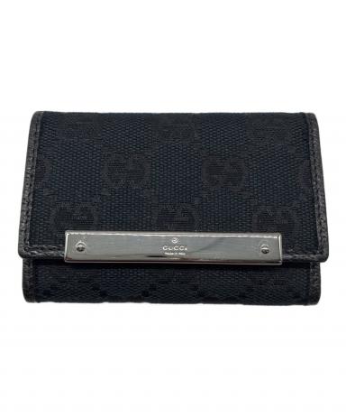 中古・古着通販】GUCCI (グッチ) GGキャンバス キーケース ブラック