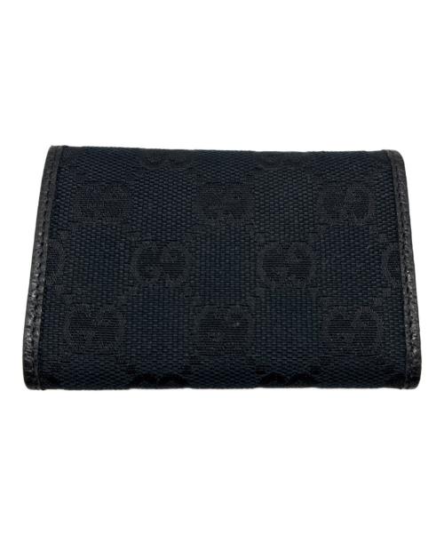 GUCCI（グッチ）GUCCI (グッチ) GGキャンバス キーケース ブラックの古着・服飾アイテム